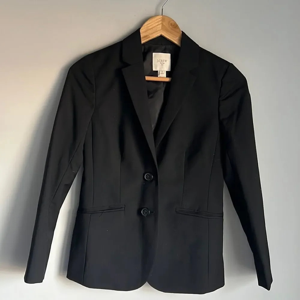 J crew suiting wool blazer